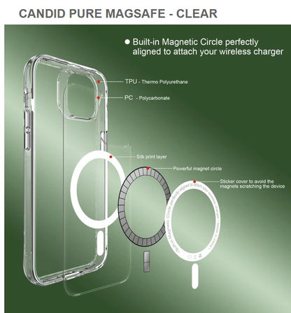 Speck Candid Pure Megasafe Transparent Case for Iphone 15,Get Free Shipping!