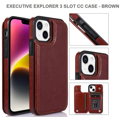 Speck Executive Leather Explorer 3Slot Case for IPhone 15,Get Free Shipping