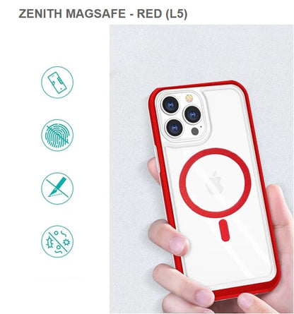 Spec-Zenith Meagsafe Mobile Case for Iphone15 pro-Red ,Get Free Shipping