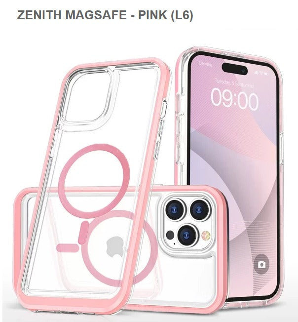 Spec-Zenith Meagsafe Mobile Case for Iphone15 pro-Pink , Free Shipping