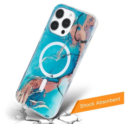 Spec-Amuse Megasafe Marble Ferozee for Iphone 15pro-Get Free Shipping