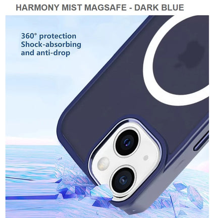 Spec Harmony Mist Megasafe-Blue Mobile Case for Iphone 15,Free Shipping