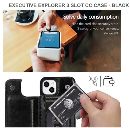 Speck Executive Leather Explorer 3Slot Case for IPhone 15,Get Free Shipping