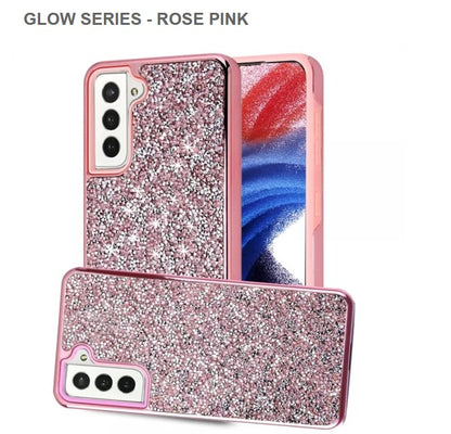 Glow Series Mobile Cover For Samsung S23Plus-Rose Pink