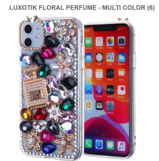 Luxotik Floral Perfume Mobile Cover of Iphone11&11Pro -Multicolor-Free Shipping