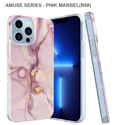 Spec- AMUSE SERIES Mobile Case for Iphone12 & 12pro -Pink Marble-Free Shipping