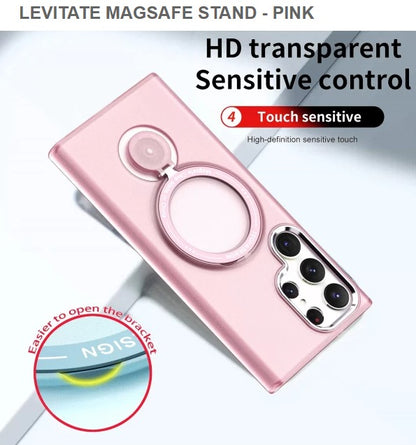 Levitate Megasafe Stand Mobile Cover For Samsung S24Ultra -Pink