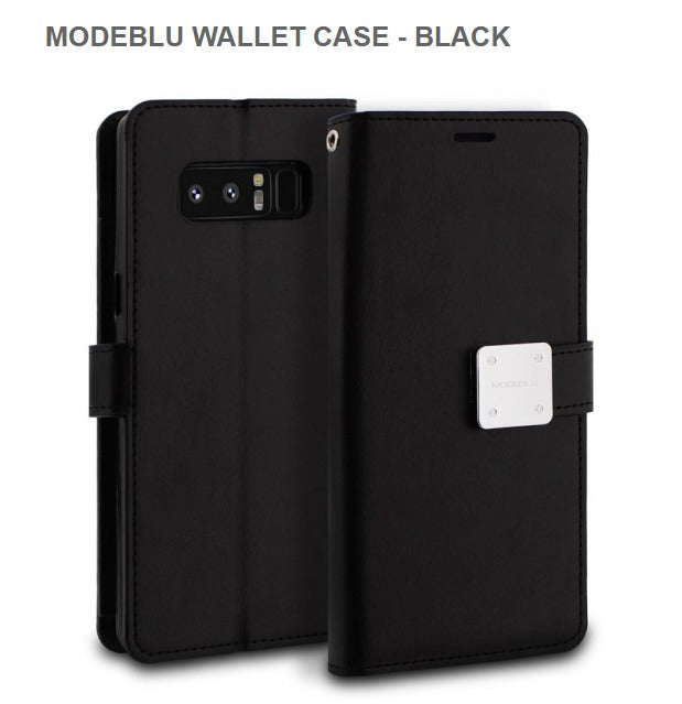 Modeblu Wallet Mobile Case For Samsung S23Plus-Black