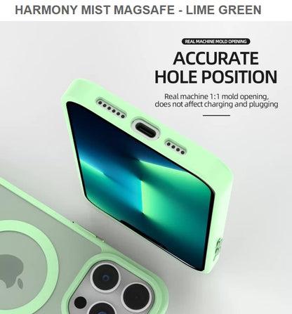 HARMONY MIST MEGASAFE Mobile Case for Iphone12& 12pro -Lime Green -Free Shipping