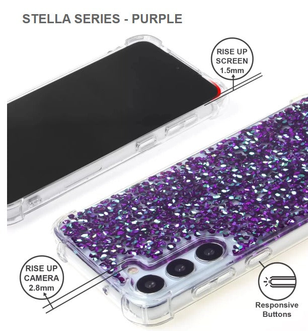 Stella Series Mobile Cover For Samsung S23Ultra-Pruple