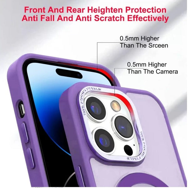 Elevate Mega Safe Stand Mobile Cover For Iphone 11 & 11Pro -Purple-Free Shipping