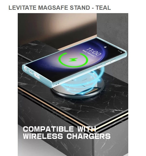 Levitate Megasafe Stand Mobile Cover For Samsung S24Ultra -Teal