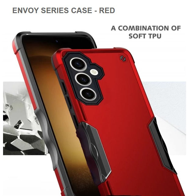 Envoy Series Mobile Case For Samsung S23FE -Red