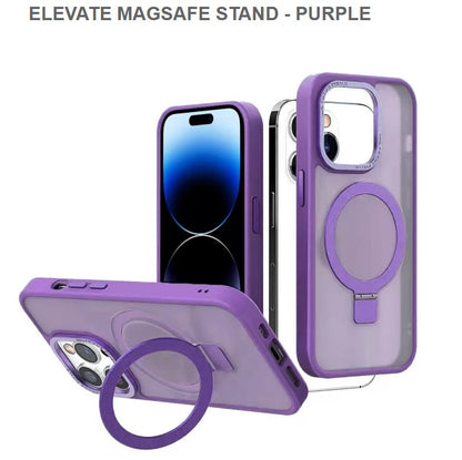 Elevate Mega Safe Stand Mobile Cover For Iphone 11 & 11Pro -Purple-Free Shipping