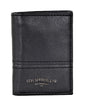 Levi's Men's Genuine Leather RFID-Blocking Trifold Wallet Black