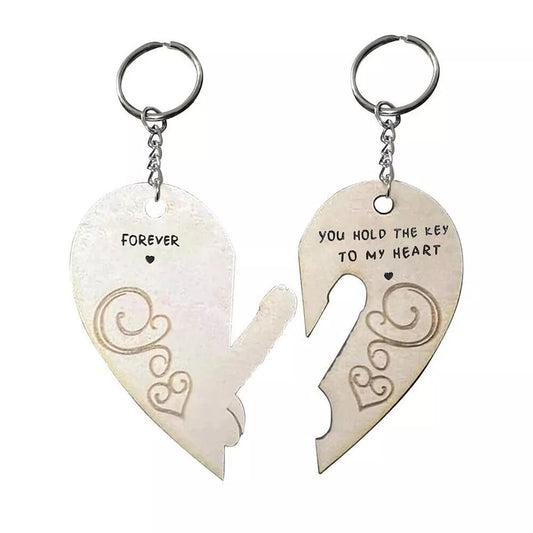 Boyfriend and Girlfriend Couple Gifts - Keychain You Hold The Key To My Heart